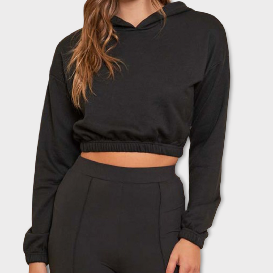 Cute N Comfy Cropped Hoodie