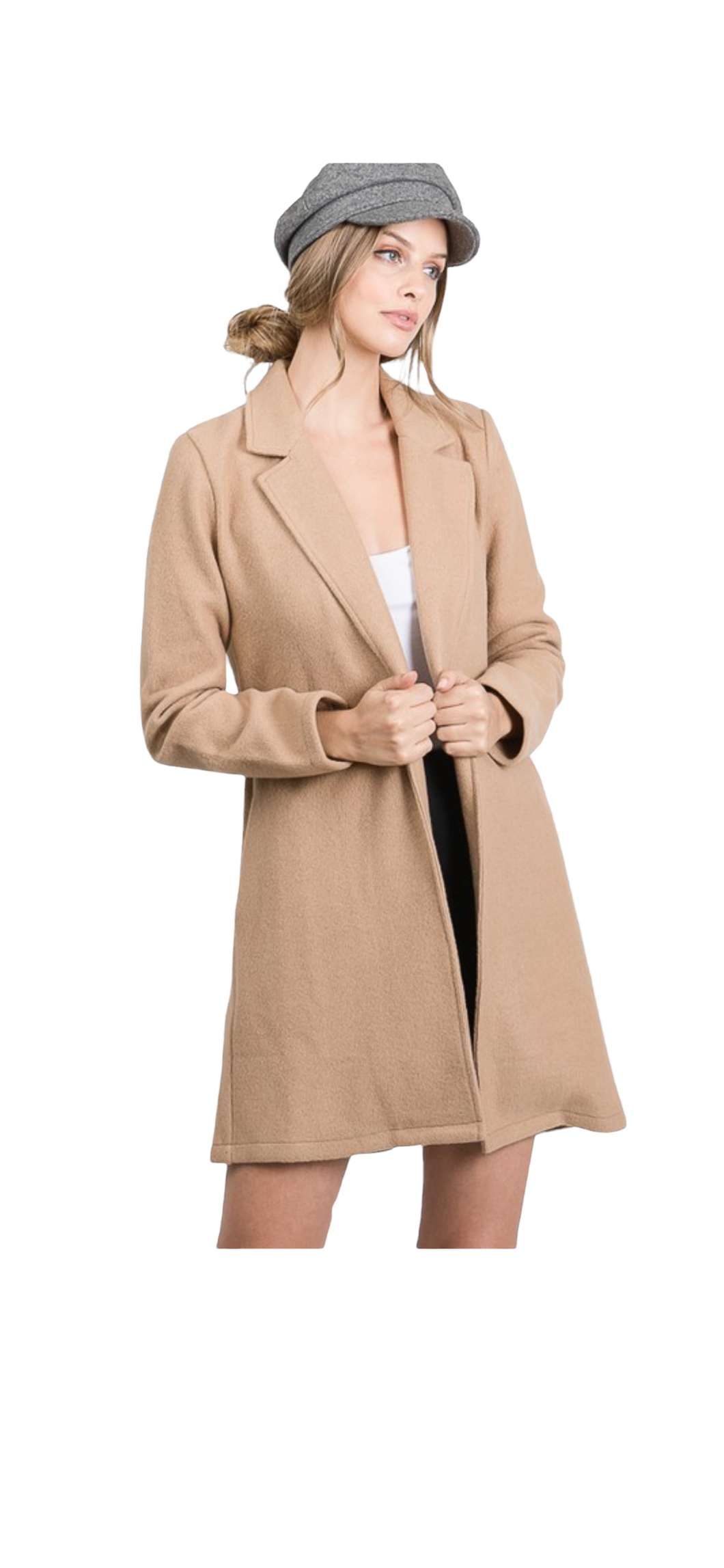 Boss Babe Coat- Nude