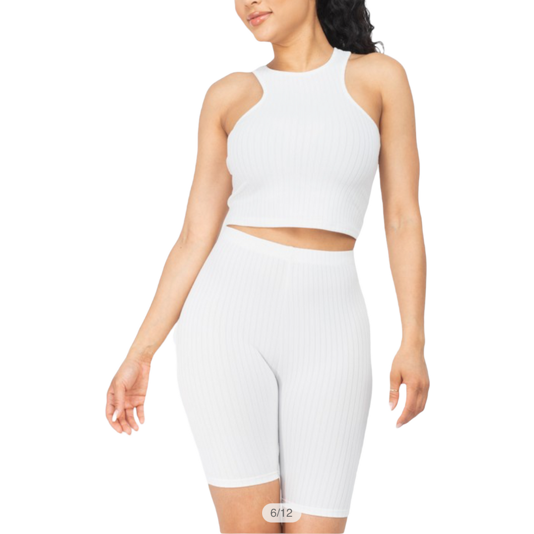 Basic biker set - White