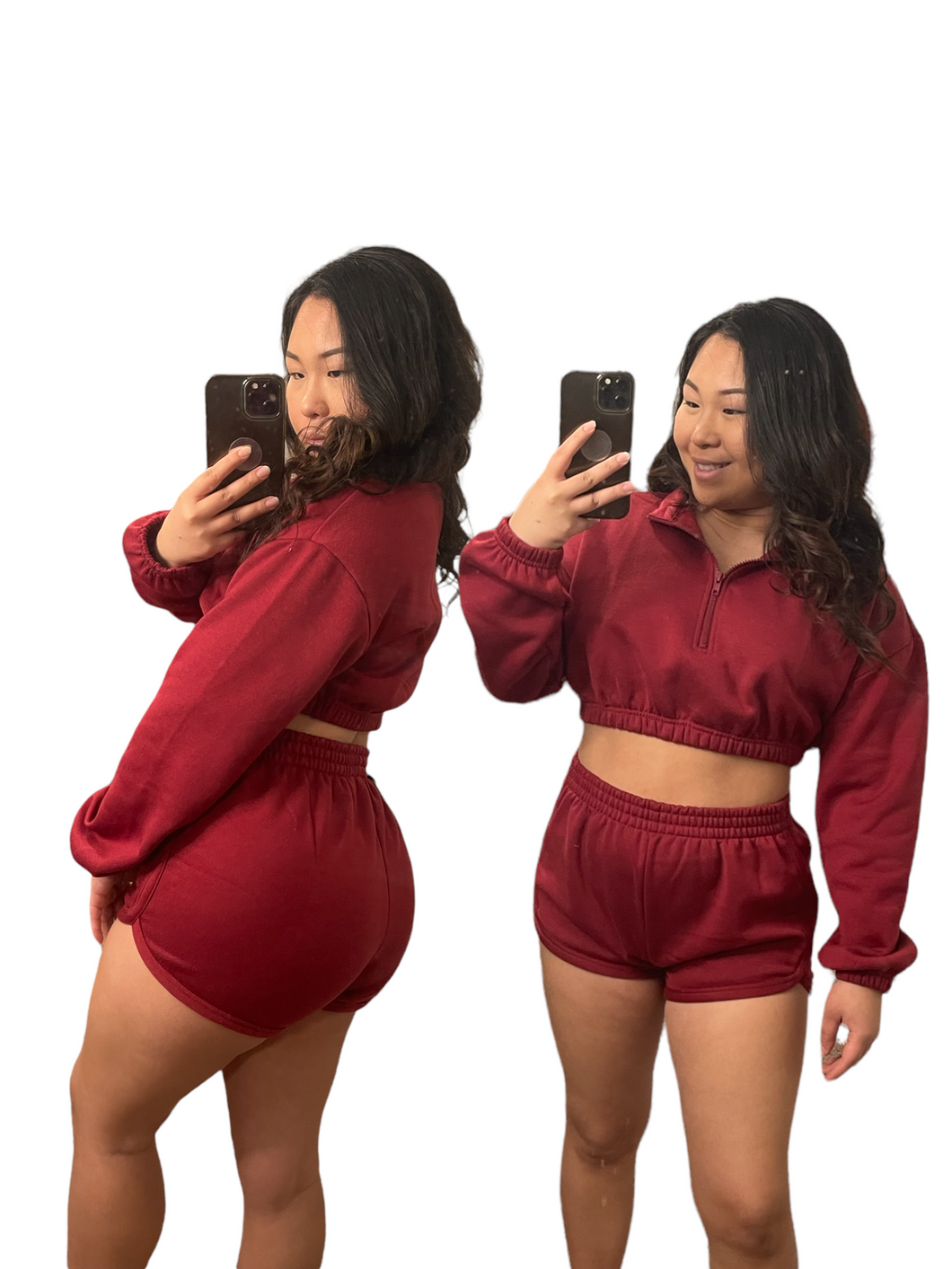 Let's kick it set - Burgundy